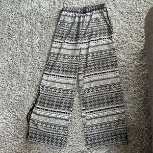 Joe B Palazzo patterned wide leg flowy pants